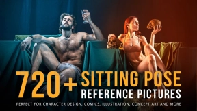 720+坐姿参考图片 720+ Sitting Pose Reference Pictures