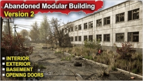 【UE】废弃模块化建筑 V.2  Abandoned Modular Building V. 2