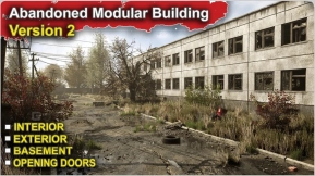 【UE】废弃模块化建筑 V.2  Abandoned Modular Building V. 2