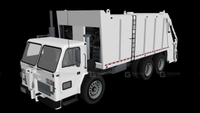垃圾车 - Trash Truck 3D model-201