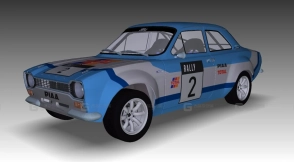 福特Escort - Ford Escort 3D model-26
