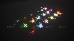 【UE】风格化斩击特效Vol. 2 - Niagara  Stylized Slashes Vol.2 - Niagara