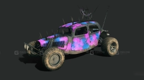 雪铁龙7（改装杆） - Citroen 7 (Tweak Rod) 3D model-62