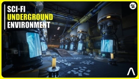 【UE】科幻地下设施  Sci-fi Underground facility