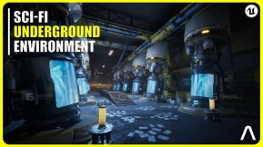 【UE】科幻地下设施  Sci-fi Underground facility