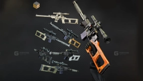 VSS微声狙击步枪 - 动画版-Vss Vintorez - Animated