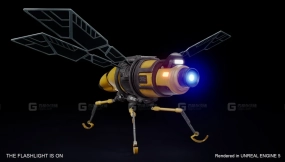 【UE】机械蜜蜂模型  Robot Bee
