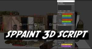 Maya散布笔刷 spPaint3D