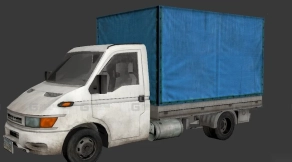 汽车货运车 - Car cargo 3D model-172