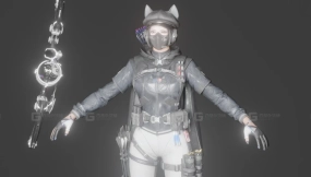 三角洲露娜皮肤带弓箭 Delta Force Luna Skin With Bow and Arrow