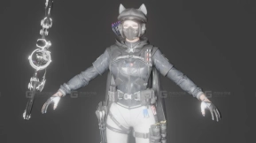 三角洲露娜皮肤带弓箭 Delta Force Luna Skin With Bow and Arrow