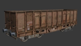 矿石车 - Ore wagon 3D model-3
