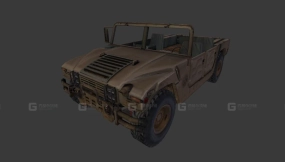 HMMWV toplessre6 - HMMWV toplessre6 3D model-6