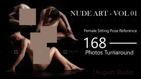 裸体艺术参考 - 第一卷 Nude Art Reference - Vol 01