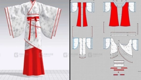 女性秦汉魏晋古风宽袖服饰