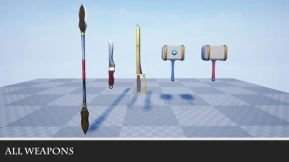 【UE】奇幻近战武器  Fantasy Melee Weapons