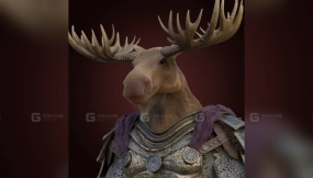 高贵的麋鹿战士  Noble Moose Warrior