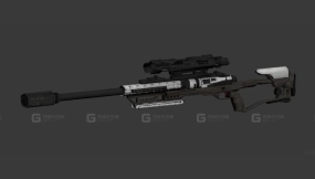 反器材狙击枪 - Anti-Materiel Sniper 3D model-5