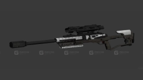 反器材狙击枪 - Anti-Materiel Sniper 3D model-5
