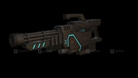 加特林机枪 Gatling 3D model-40