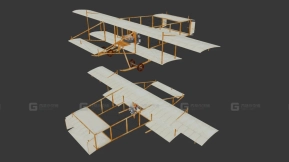双翼机 法尔曼 IV型  Biplane Farman Iv