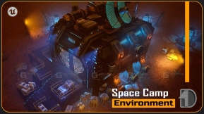【UE】太空基地  Sci-Fi Space Station Camp