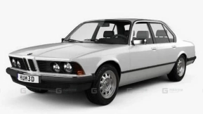 宝马7系E23 - BMW 7 E23 3D model-41
