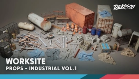 【UE】工业卷1 - 工地（纳米网格和低多边形） - Industrial VOL.1