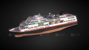 北极海岸线游轮渡船 Arctic Coastal Line Ship Cruiseferry