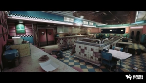 【UE】美食餐厅环境场景 Rino's Diner Environment