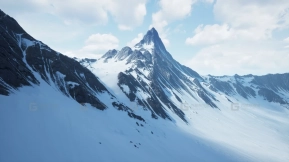 【UE】雪山景观  Snowy Mountains Landscape