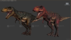 Trex 3D model-1 - 霸王龙3D模型1