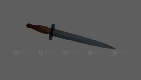 突击队匕首 3D模型-31 - Commando Daggar 3D model-31