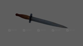 突击队匕首 3D模型-31 - Commando Daggar 3D model-31