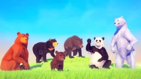 【UE】lowpoly艺术熊  Poly Art Bear