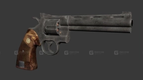 马格南手枪 - Magnum 3D model-21