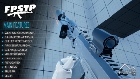 【UE】高级第一人称射击套件模板 FPSTP v3.3  First Person Shooter Template Pack (FPSTP) 3.3 — Advanced FPS Kit for UE5