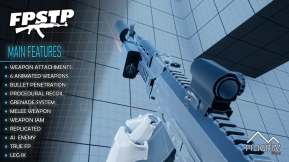【UE】高级第一人称射击套件模板 FPSTP v3.3  First Person Shooter Template Pack (FPSTP) 3.3 — Advanced FPS Kit for UE5