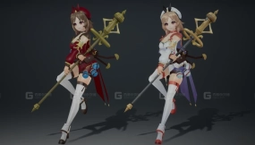 【UE】动漫少女牧师  Anime Girl Cleric