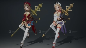 【UE】动漫少女牧师  Anime Girl Cleric