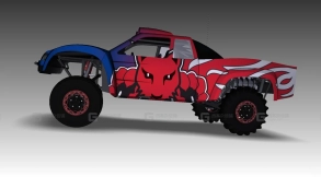 塔特姆沙地卡车 - Tatum Sand Truck 3D model-4