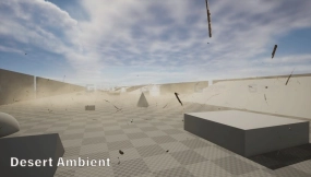 【UE】雨天丛林沙漠雪景FX环境特效