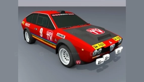 阿尔法罗密欧Alfetta - Alfa Romeo Alfetta 3D model-26