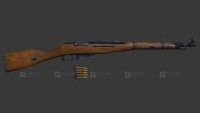 莫辛-3 - Mosin 3D model-3