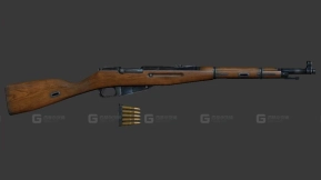 莫辛-3 - Mosin 3D model-3
