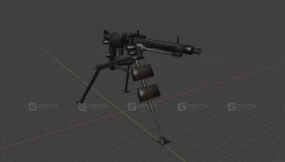 MG-42通用机枪3D模型-47 - MG-42 3D model-47