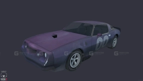 1977款庞蒂亚克Firebird“Racing” - 1977 Pontiac Firebird 'Racing' 3D model-58
