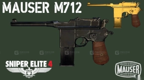 毛瑟M-712手枪 - Mauser M-712 3D model-30