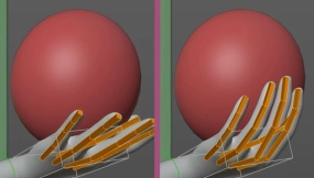 一键Blender手指对齐工具：Quick Finger Collision