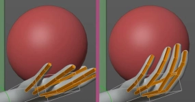 一键Blender手指对齐工具：Quick Finger Collision